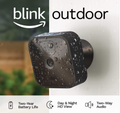 Amazon Blink Outdoor (3ra Gen) – Cámara de seguridad HD inalámbrica, resistente a la intemperie, con dos años de duración de la batería y detección de movimiento